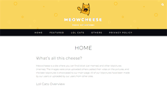 Desktop Screenshot of meowcheese.com